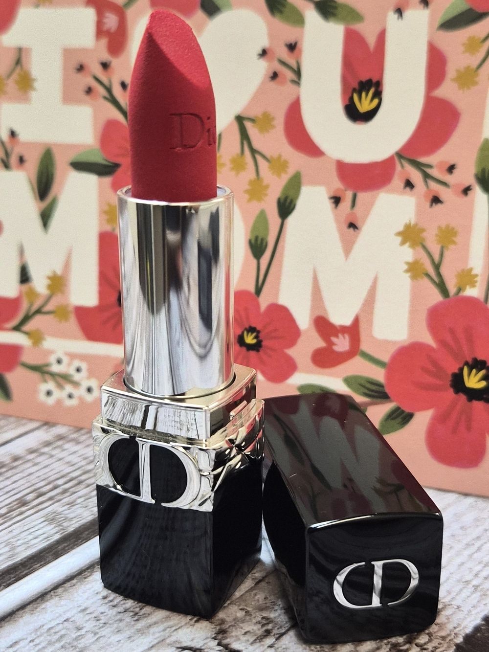 New Dior Rouge Dior Longwear Matte Lipstick 999 Velvet